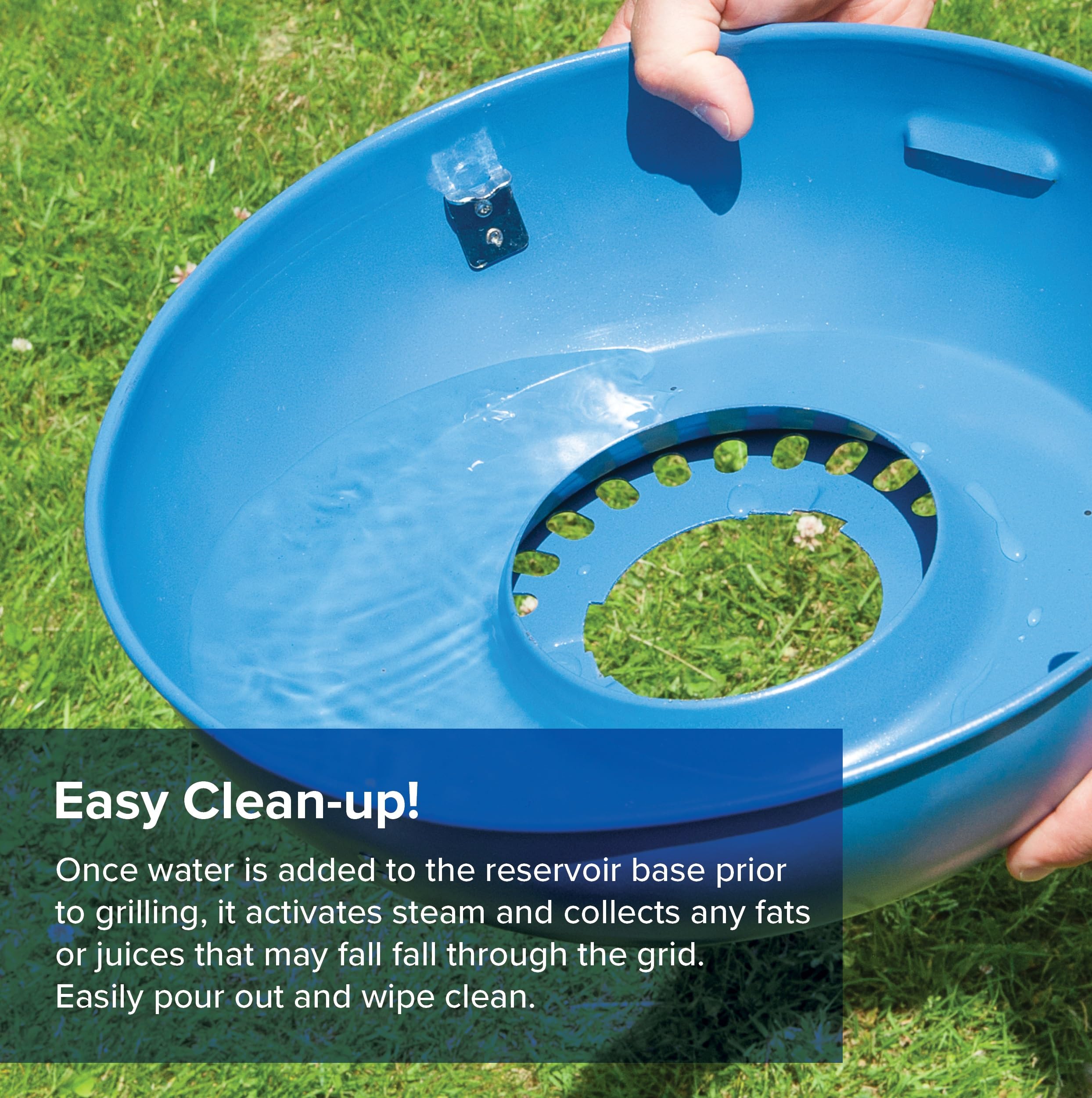 Campingaz Party Grill 400 CV, Camping Stove and Grill, All-in-One Portable Camping BBQ, with Griddle, Grid and Pan Support, Lid Doubles as Wok, Blue