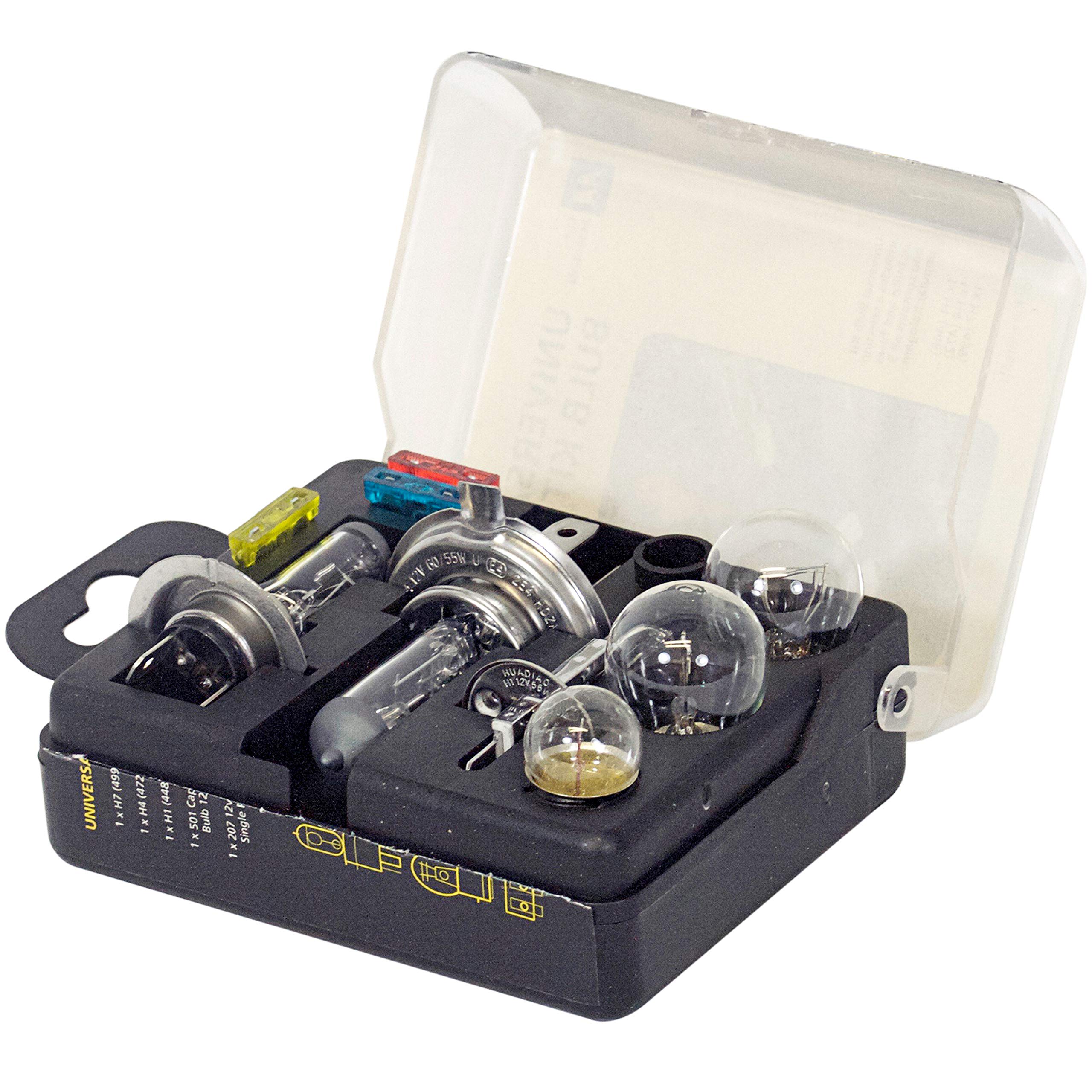 AA Vehicle Breakdown Safety Kit Plus AA5618 – Tyre Inflator, Warning Triangle, Tow Rope, Hi-Vis Vest, Torch, Glass Hammer, Booster Cables, Storage Bag