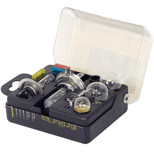 AA Vehicle Breakdown Safety Kit Plus AA5618 – Tyre Inflator, Warning Triangle, Tow Rope, Hi-Vis Vest, Torch, Glass Hammer, Booster Cables, Storage Bag