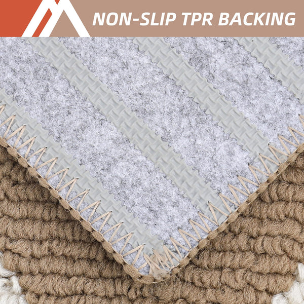 COSY HOMEER Kitchen Runner Rug, 60 x 180cm, Non-Slip, Machine Washable, Beige