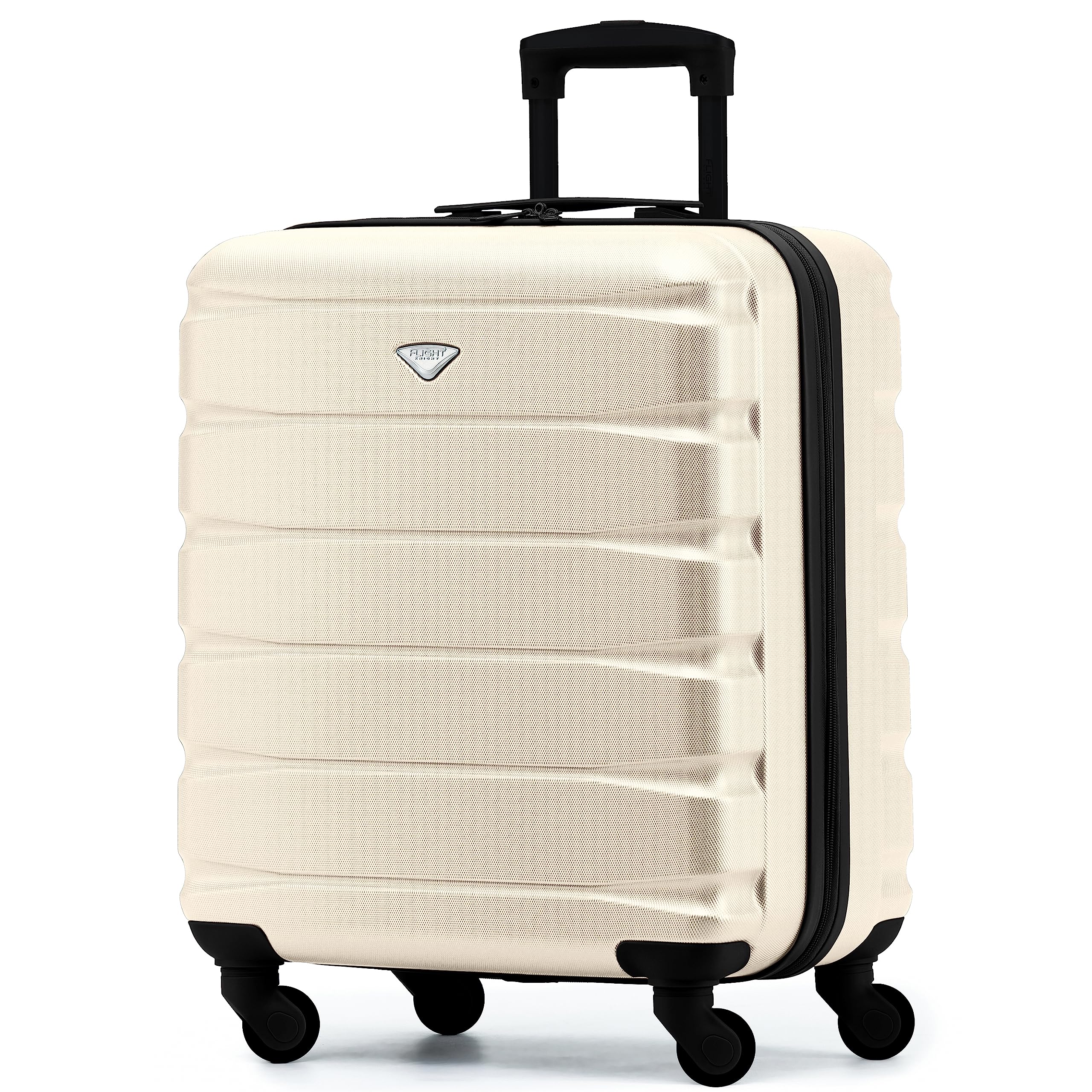 Flight Knight Set of 3 Lightweight 4 Wheel ABS Hard Case Suitcases Cabin & Hold Luggage Options Approved for Over 100 Airlines Including easyJet, British Airways, Ryanair, Jet2 & Many More