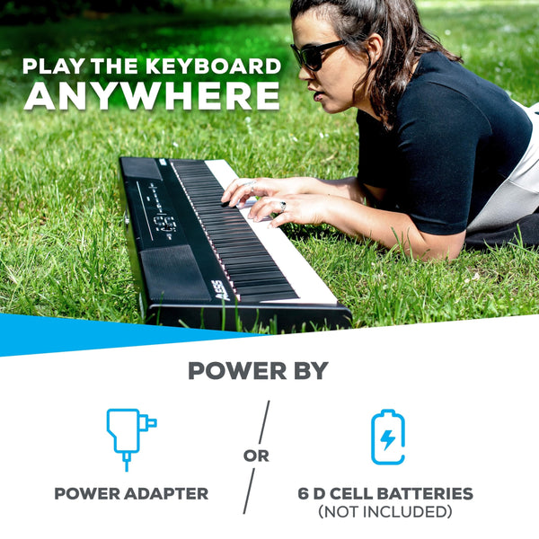 Alesis Recital 88 Key Digital Piano Keyboard with Semi Weighted Keys, Built-In Speakers and Piano Lessons