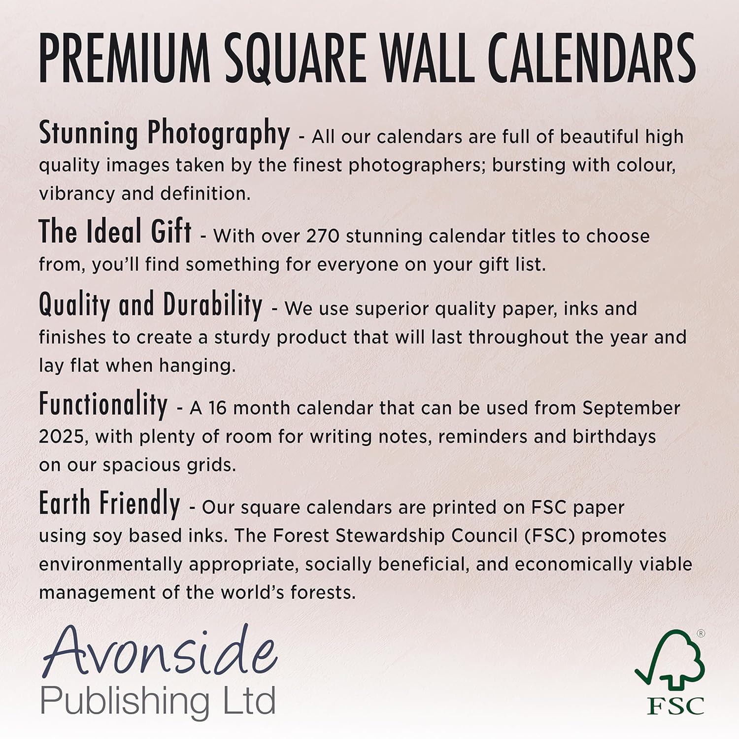 Porsche 2026 Calendar | Square Wall Calendar | Car Enthusiast Gift | Plastic Free Packaging | by Avonside Publishing