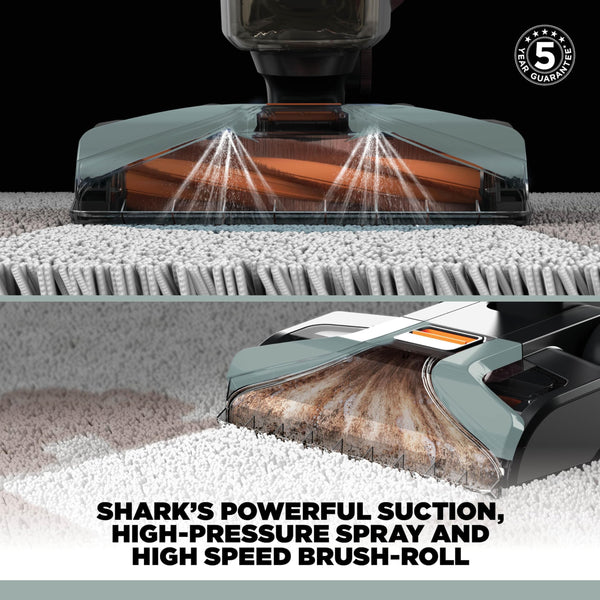 Shark CarpetXpert HairPro Pet Carpet Cleaner with Anti-Clog, Anti-Clump, Anti-Tangle, Removes Stains & Odours from Carpets & Rugs, Includes Deep Clean Pet Formula, 1000W, EX220UK