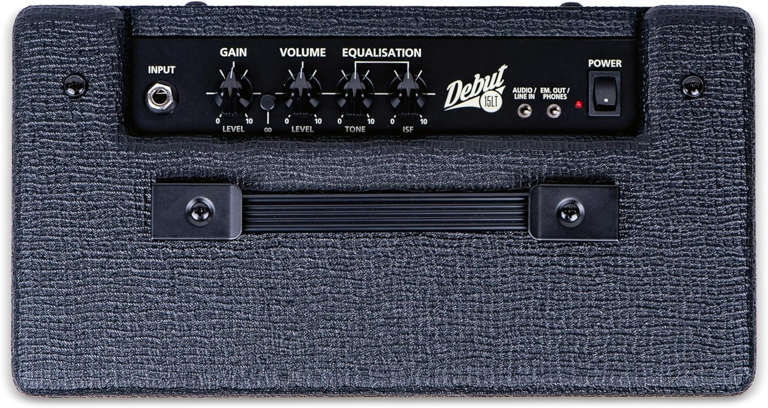 Blackstar Debut 15 LT Electric Guitar 15-Watt Combo Amplifier Perfect For Beginners, Home Practice Volume & EQ Controls, Audio In and Emulated Out/Headphones