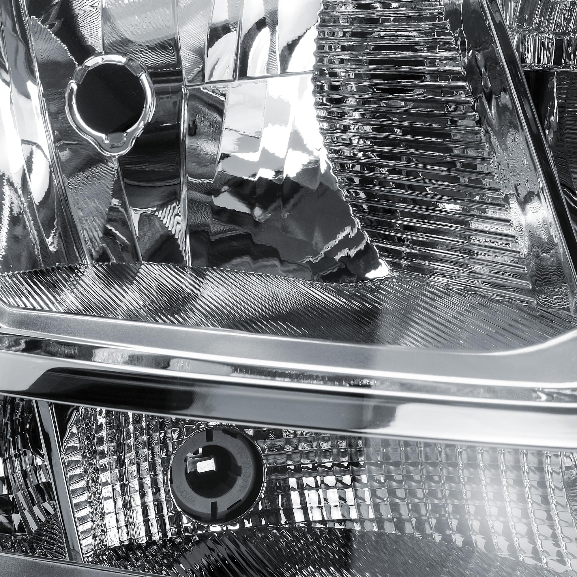 Replacement Passenger Left Side N/S Headlight Head Lamp Chrome Strip Electric Adjustment for Ford Transit MK8 2014-2025