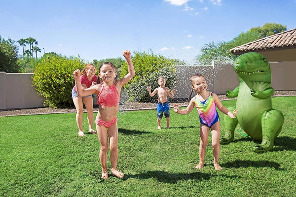 Bestway Dinomite Dinosaur water sprinkler, Kids Inflatable Garden Water Toys