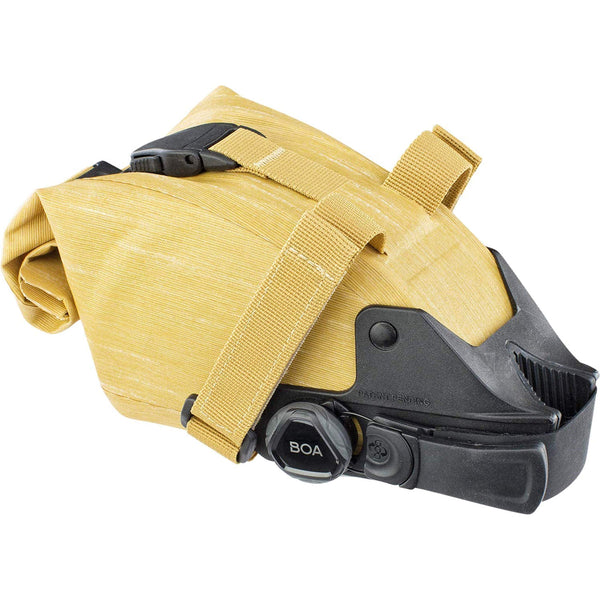 EVOC SEAT PACK BOA saddle bag, bike bag for extra storage space (size: L, 3L storage space, BOA FIT SYSTEM, easy to attach, waterproof, adjustable