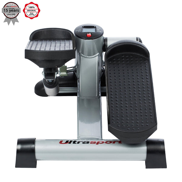 Ultrasport Swing Stepper, home trainer stepper with training computer, up-down stepper for beginners and advanced users, small and compact stepper,