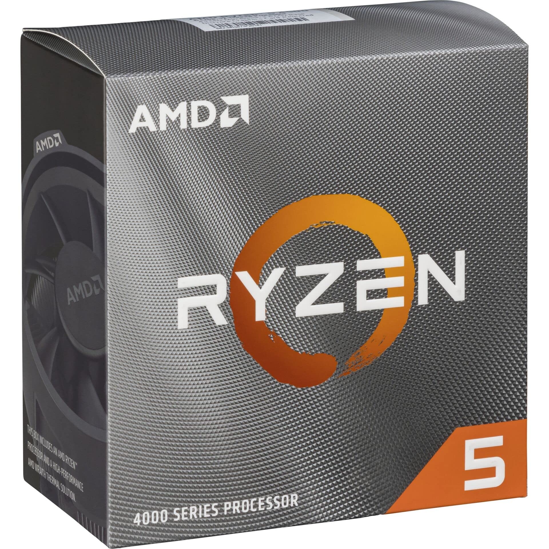 AMD Ryzensets 3 4100 processor (4 cores/8 threads, 65W DTP, 6 MB cache, up to 4.0 GHz max. Boost, wraith stealth cooler)