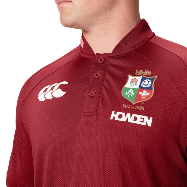 Canterbury Men's British & Irish Lions Polo Shirt | Breathable | Moisture Wicking | Official British & Irish Lions Licensed Product Polo Shirt