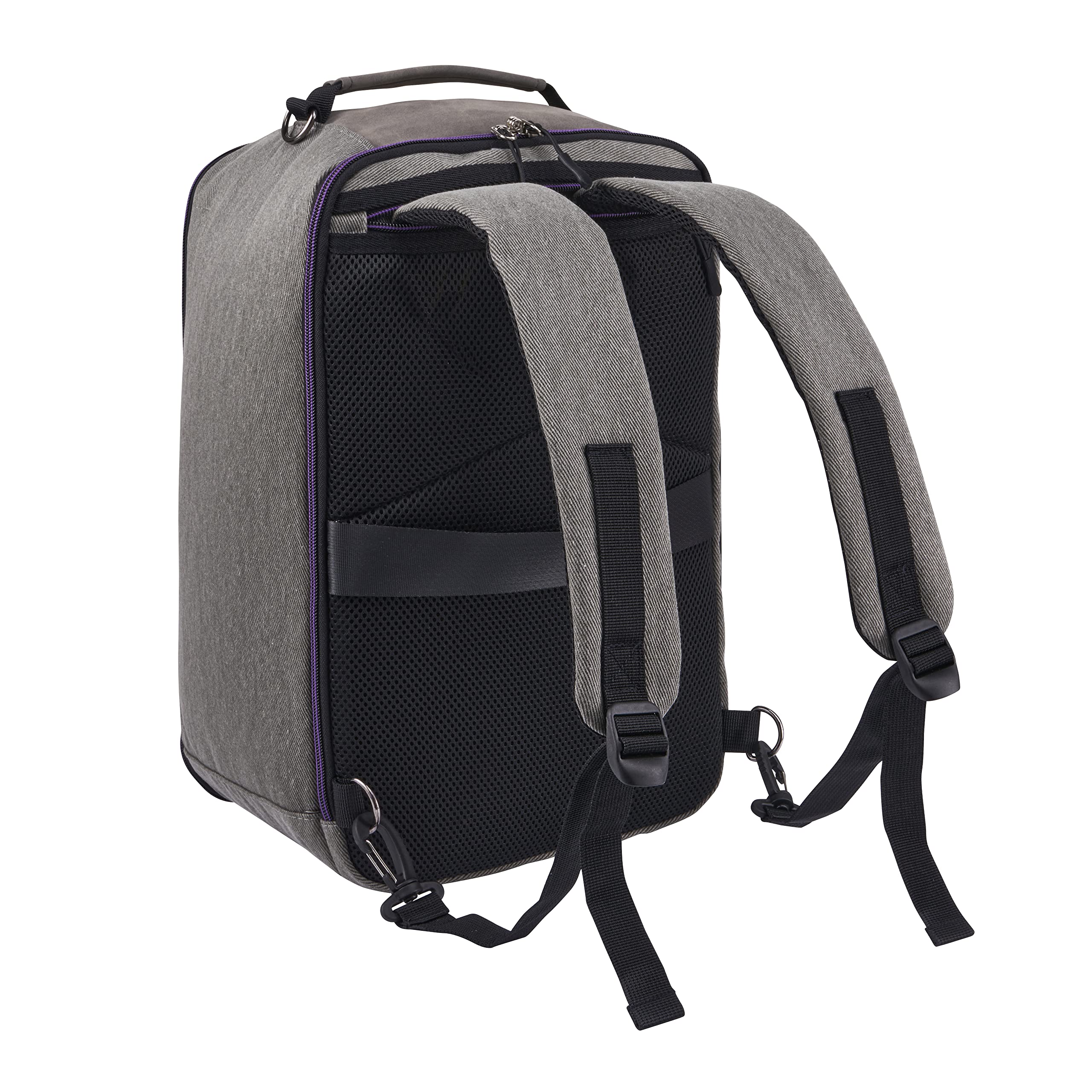 Cabin Max Manhattan 20L Underseat Backpack - 40x20x25 for Ryanair Cabin Bag with Padded Tech Pocket, Lockable Compartment & Versatile Straps - Stylish Travel Companion for Airlines