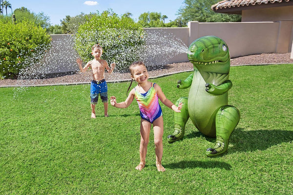 Bestway Dinomite Dinosaur water sprinkler, Kids Inflatable Garden Water Toys