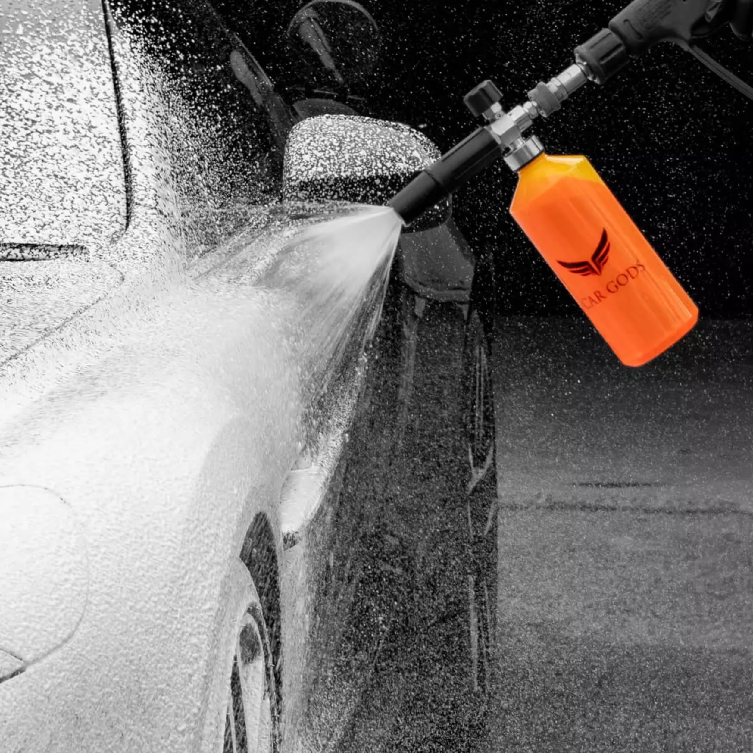 Car Gods Snow Foam Cannon/Lance - High Density Foaming Capabilities - Holds Up To 1L Of Concentrate