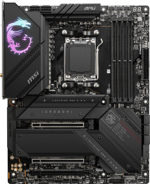 MSI X670E GAMING PLUS WIFI Motherboard, ATX - Supports AMD Ryzen 9000 / 8000 / 7000 Series Processors, AM5 - 80A SPS VRM, DDR5 Memory Boost 7800+ MHz/OC, PCIe 5.0 x16, M.2 Gen5, Wi-Fi 6E