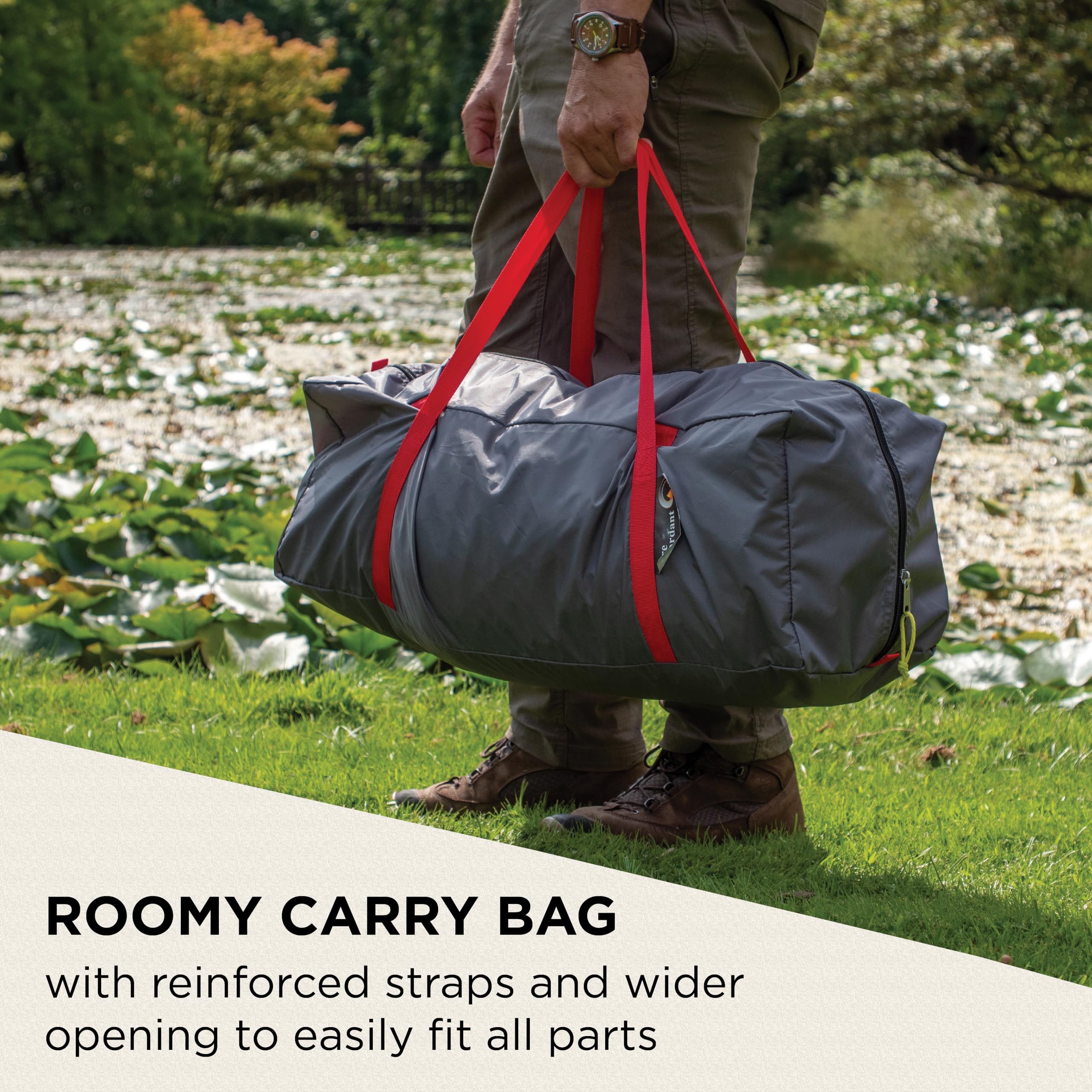 Coleman Tent Octagon, 6 Man Festival Dome Tent, 6 Person Family Camping Tent with 360° Panoramic View, Stable Steel Pole Construction, Sewn-in Groundsheet, 100 Percent Waterproof