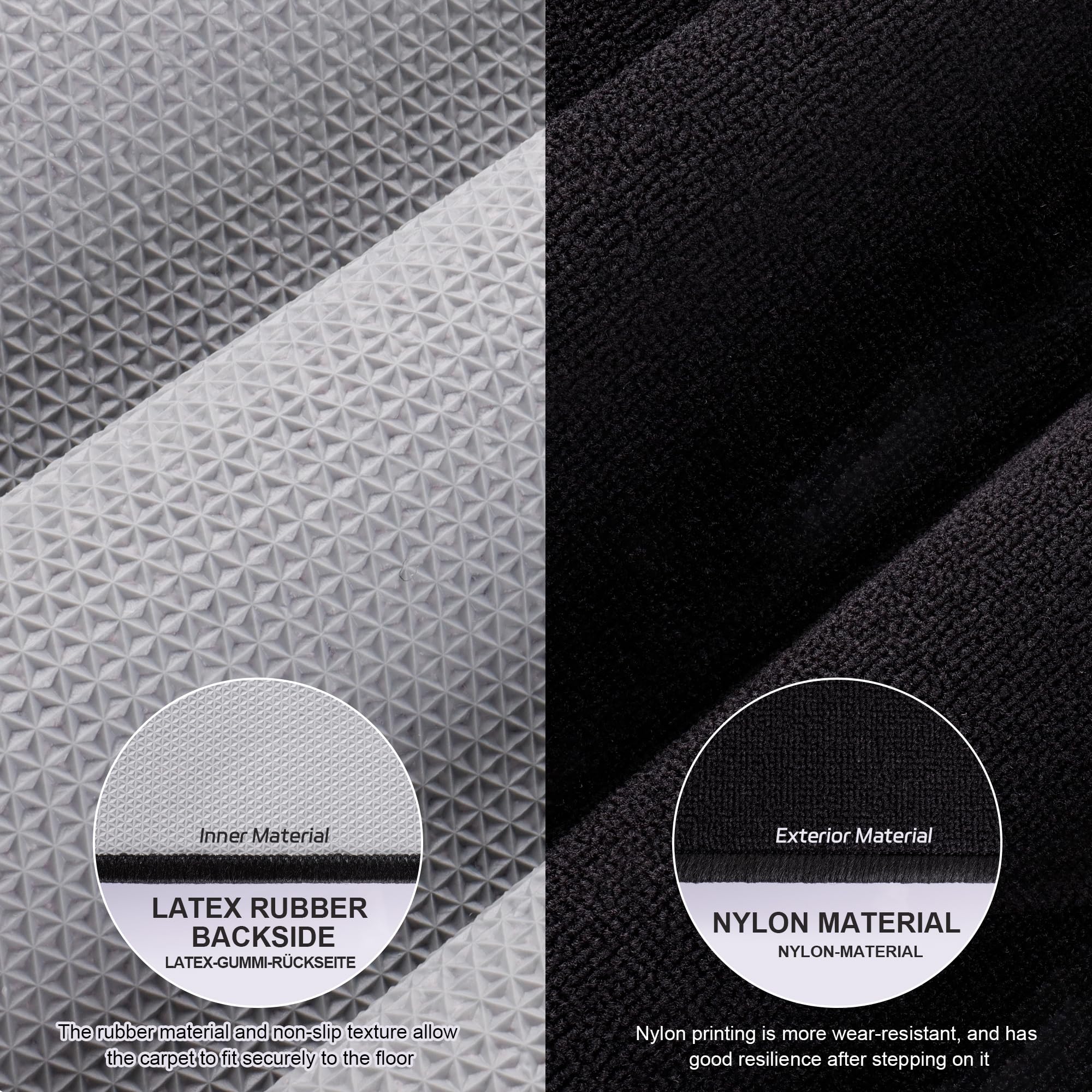 CyeeLife Darts Mat,297 X 66cm Professional Non Slip Carpet Mats for Floor and Dart Tips Protection,Black