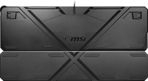 MSI Vigor GK71 Sonic Mechanical Gaming Keyboard (UK Layout) - MSI Sonic Red Switches (Linear), Ergonomic Keycaps, Anti-slip Base, Per-key RGB Mystic Light, USB 2.0 - Full-Sized