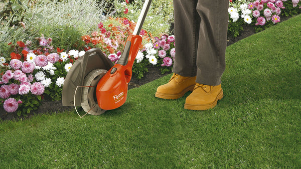 Flymo Contour 500E Electric Grass Trimmer and Edger, 500 W, Cutting Width 25 cm, Orange
