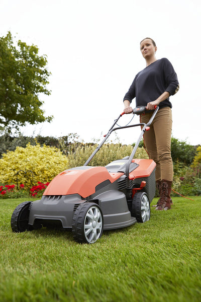 Flymo Speedi-Mo 360VC Electric Rotary Lawn Mower, 1500W, 36cm Cutting Width, 40 L Grass Box, 967663301