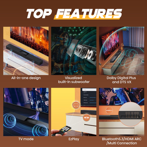 Hisense 40" 40E4QTUK FHD LED TV with Freely - Direct Lit LED, Dolby Audio, Natural Colour Enhancer, Games Mode, Sports Mode with Freely, Disney +, YouTube, Netflix