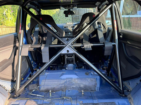 Set of Barbarian Fixed Bucket ASCARI Racing Seats for 3-Series E36 (all models) BMW, Black Suede, Track, Race, Drift