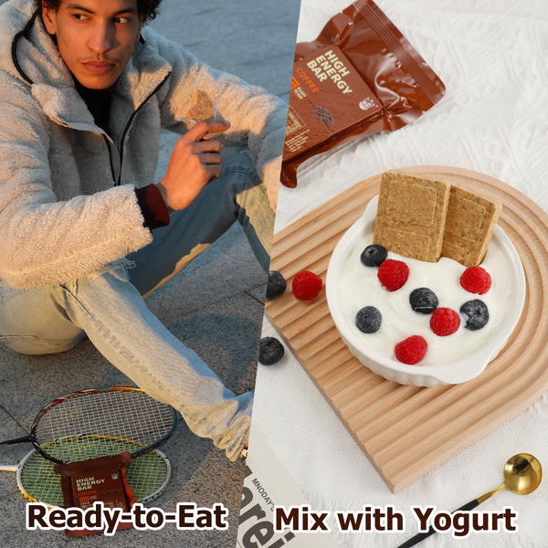 Emergency Food Rations Meal Ready To Eat, Long Self Life 18400 Calorie Survival Tabs Perfect for Camping, Hiking, Army Outdoor Disaster, 20 Pack with Tin Box