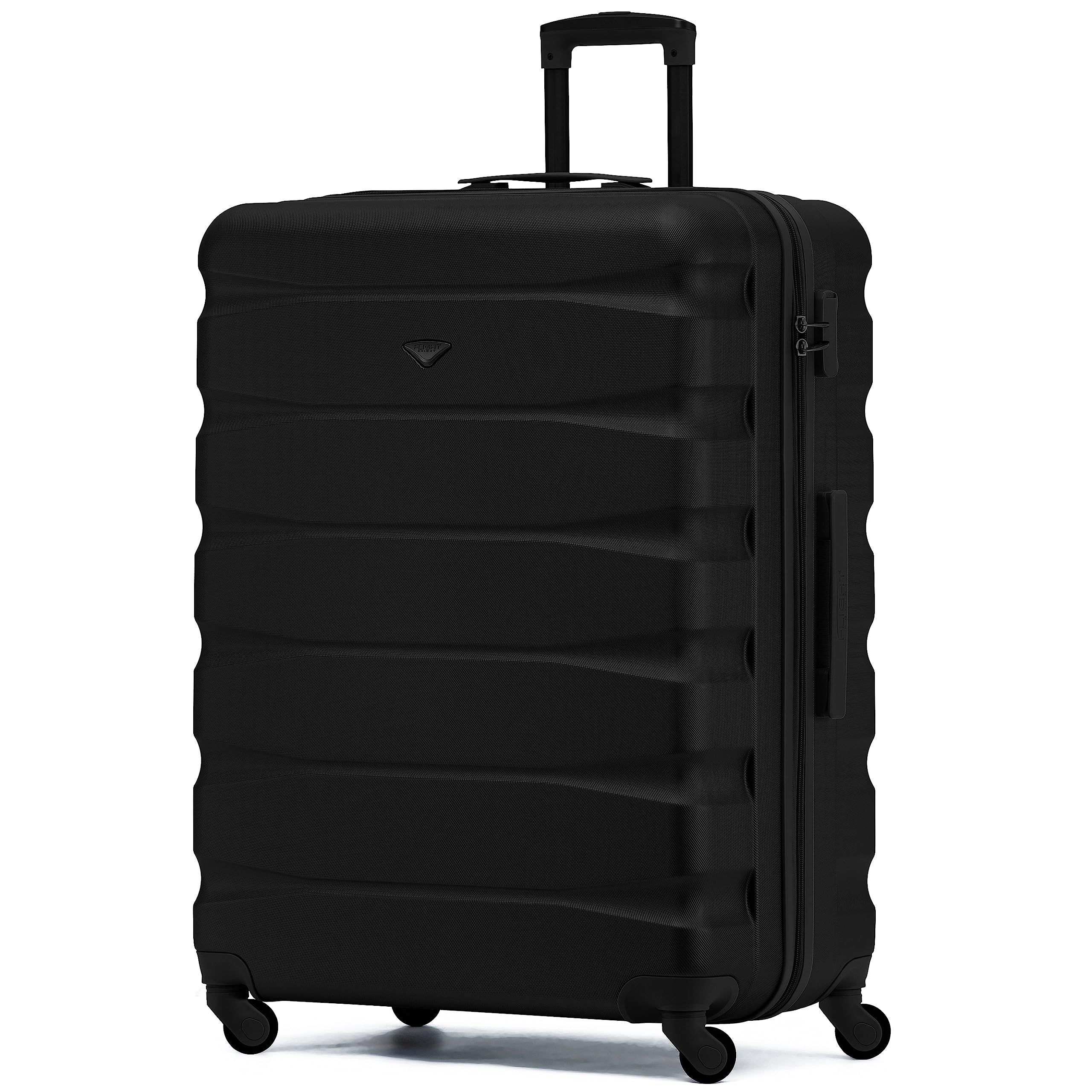 Flight Knight Set of 3 Lightweight 4 Wheel ABS Hard Case Suitcases Cabin & Hold Luggage Options Approved for Over 100 Airlines Including easyJet, British Airways, Ryanair, Jet2 & Many More