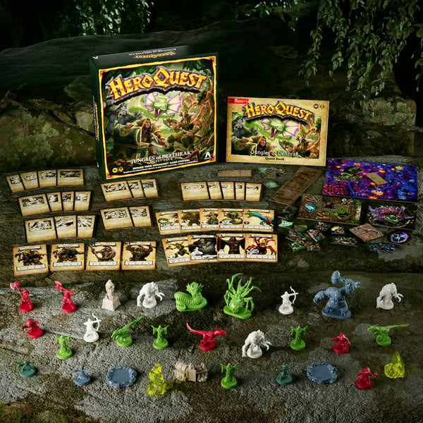 Avalon Hill HeroQuest Jungles of Delthrak Quest Pack, Requires HeroQuest Game System to Play, Roleplaying Games - English Version