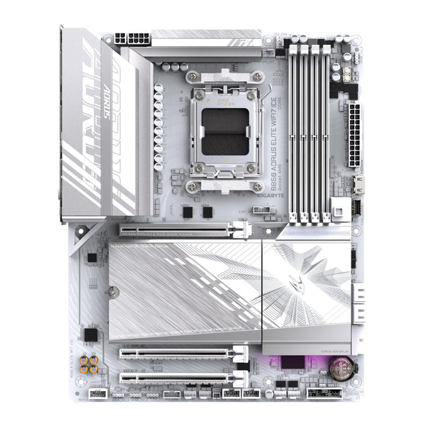 GIGABYTE B850 AORUS ELITE WIFI7 Motherboard - AMD Ryzen 9000 Series CPUs, 14+2+2 Phases Digital VRM, up to 8200MHz DDR5 (OC), 1xPCIe 5.0 + 2xPCIe 4.0 M.2, 2.5 LAN, WIFI 7, USB 3.2 Gen 2x2