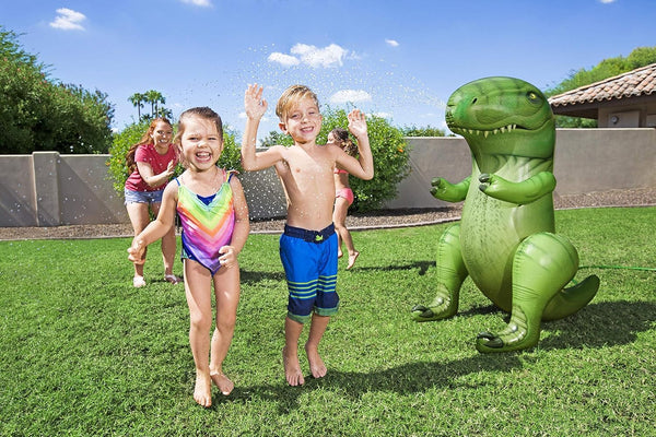 Bestway Dinomite Dinosaur water sprinkler, Kids Inflatable Garden Water Toys