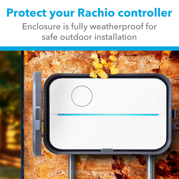 Rachio Sprinkler Compatible 3 Smart Controllers, Weatherproof Outdoor Enclosure