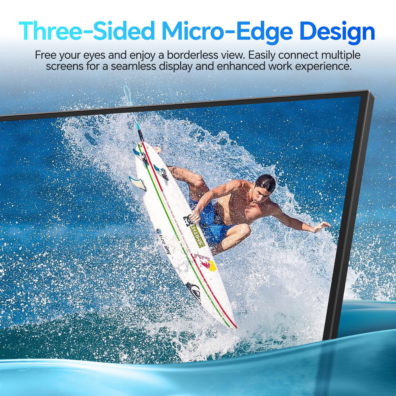 KOORUI E2711F 27 Inch FHD Monitor, Gaming 100Hz, IPS Computer Monitors, 1080P Pc Screen, Adaptive Sync, 5ms, VESA 100x100mm, Eye Care, HDMI, VGA