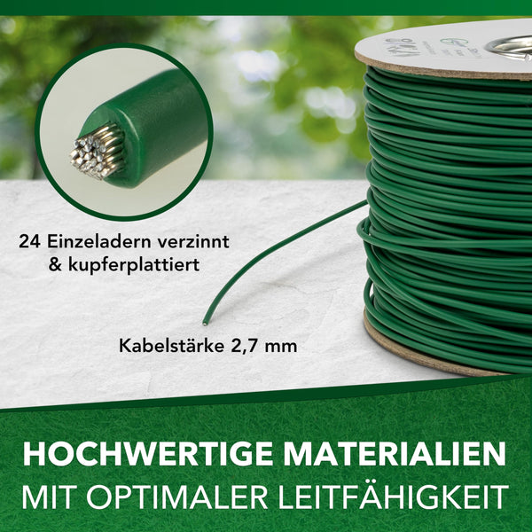 G greengrass tools Lawn robot mowing area extension set cable hook connectors perimeter wire ground pegs clamps - compatible with Yard-Force Husqvarna