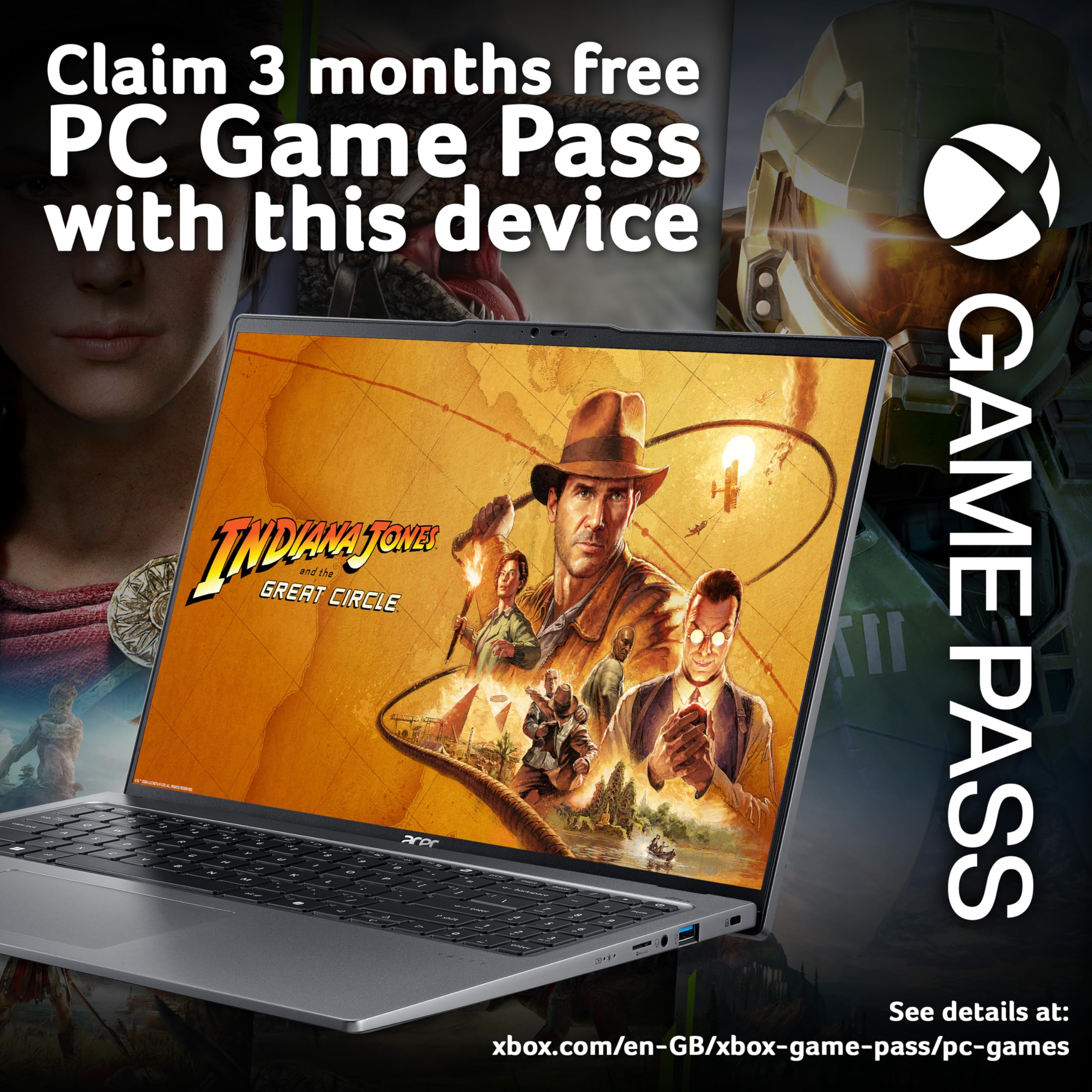 Acer Swift Go 14 SFG14-73 Laptop - Intel Core Ultra 5 125H, 16GB, 512GB SSD, Integrated Graphics, 14" 2.8K OLED, Windows 11, Silver