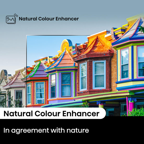 Hisense 40" 40E4QTUK FHD LED TV with Freely - Direct Lit LED, Dolby Audio, Natural Colour Enhancer, Games Mode, Sports Mode with Freely, Disney +, YouTube, Netflix