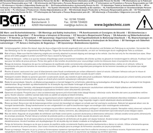 BGS 1539 | Wheel Balancing Weight Pliers | 240 mm