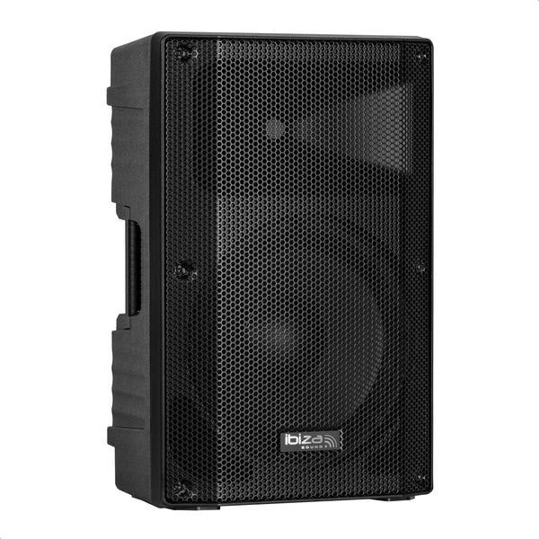 Ibiza - XTK8A-MKII- Active 8"/20cm SONO Speaker- 25mm Compression Tweeter- Bass Reflex System- USB, SD, Bluetooth- TWS- Handle and Wheels- NEW VERSION- Black- Parties, events,clubs,conferences,karaoke