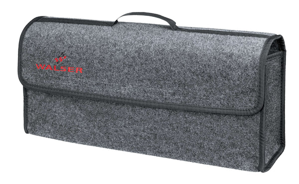 Walser Boot Bag Toolbag Organiser Size XXL, Needle Felt Boot Organiser, Car Bag, Car Storage Bag, boot organiser 57x16x21 cm black