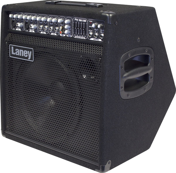Laney AUDIOHUB Series AH80 - Multi-Input Combo Amp - 80W - 10 inch Woofer plus Horn, Black