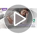 Nuliie Pregnancy Pillow for Sleeping, U Shaped Full Body Pillow Pregnancy Pillows, Maternity Pillow Support for Back, Hips, Legs for Pregnant Women, With Washable Velvet Cover (Grey)