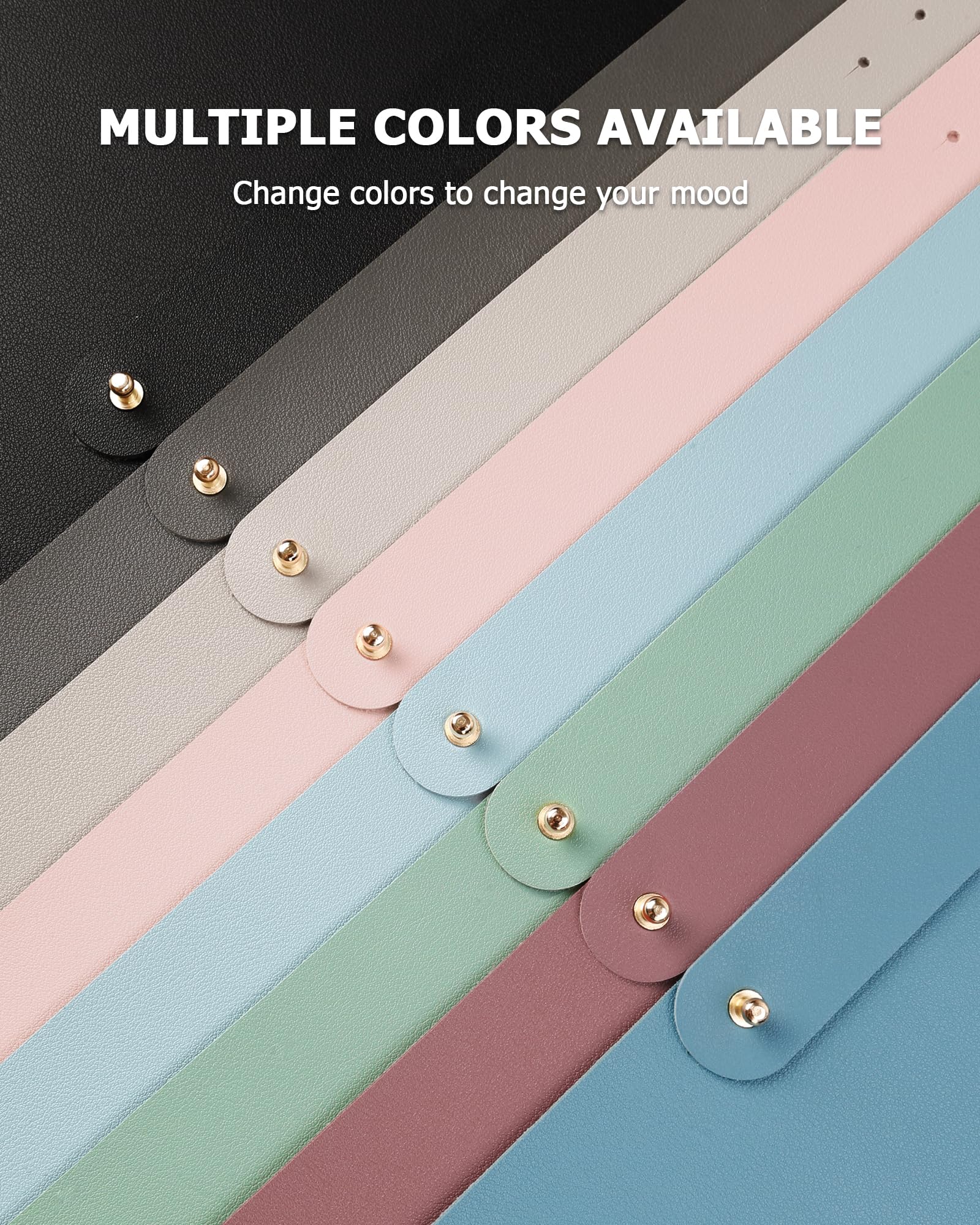 MOLMO Non-Slip Desk Mat, Waterproof Desk Pad Table Protector, Easy Clean Laptop Mat Large Mouse Pad Leather Writing Mat with Suede for Office /Home/Decor (Light Green, 60 x 35 cm)