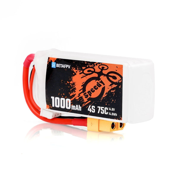 BetaFPV 1000mAh 4S 75C Lipo Battery (2pcs)