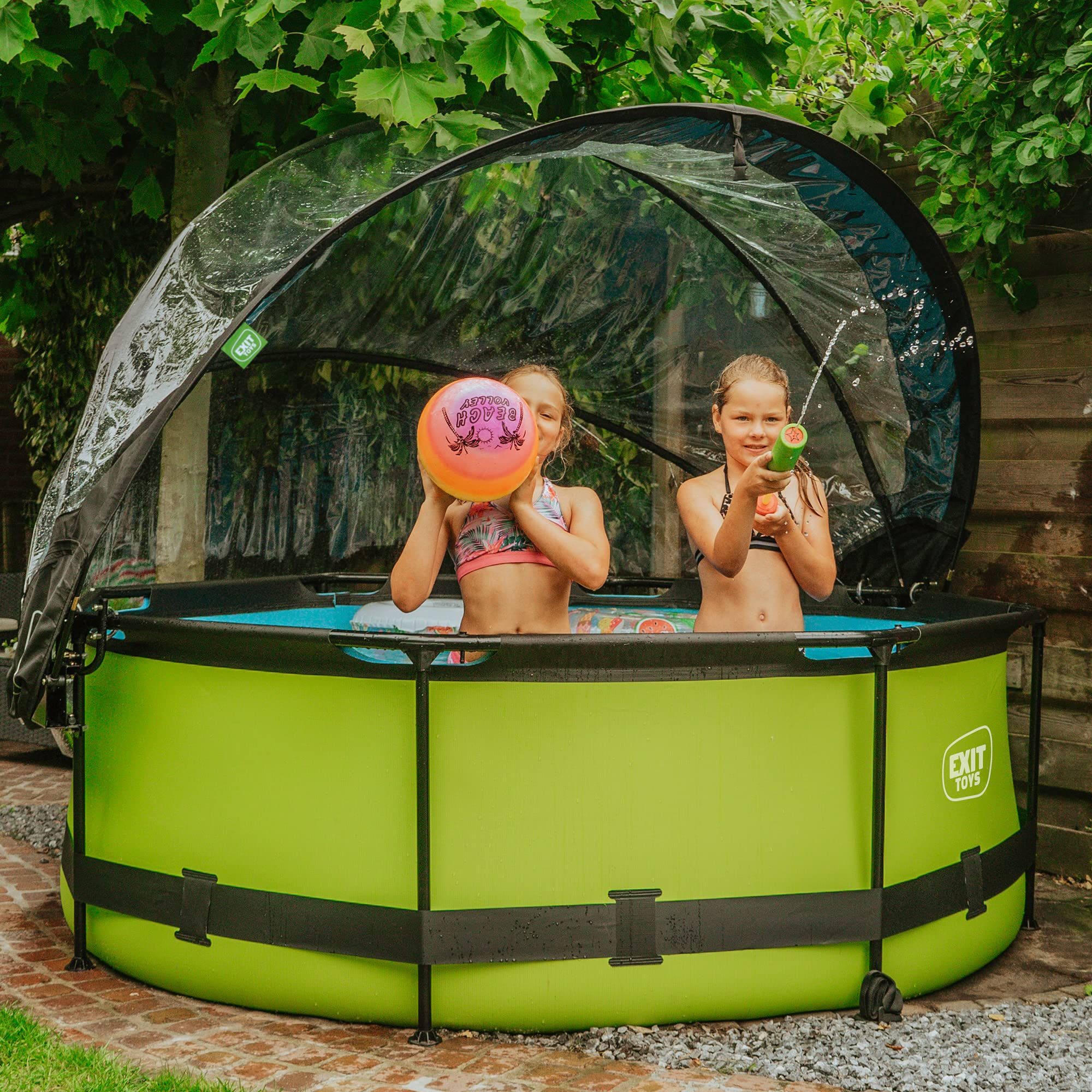 Pool Dome 10 ft - For Intex/Bestway Pools - Keeps Water Warm and Clean - Protects Against Wind and Debris - Excellent Customer Service - Universal Swimming Dome