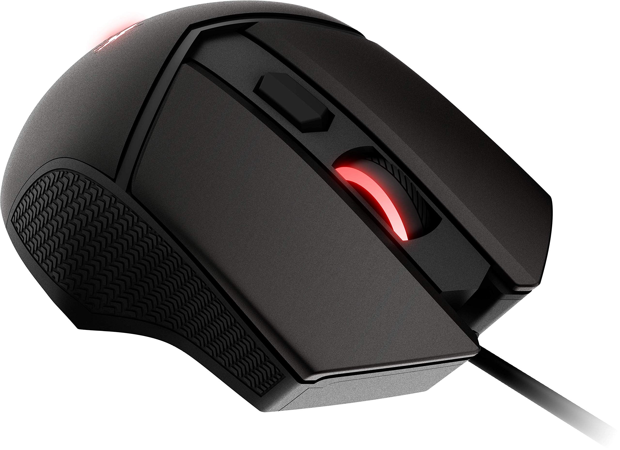 MSI CLUTCH GM51 LIGHTWEIGHT Gaming Mouse - 26000 DPI Optical Sensor, Elite 0.125ms Latency, 60M+ Click OMRON Switches, 6-Buttons, FriXionFree Cable, RGB Diamond LightGrips, 75g - Wired