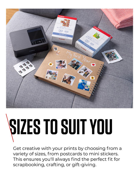 Canon SELPHY CP1500 Compact Photo Printer – Wireless Printing, Long-Lasting Prints, USB-C & SD Card Connectivity – Ideal for Scrapbooks & Photo Albums, White GB