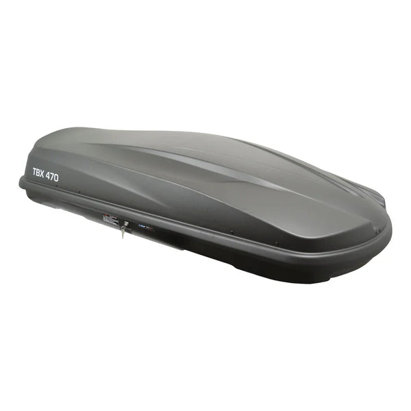 Twinny Load Vehicle Car Roof Box TBX 470 Litre Matt-Anthracite 189x78x38cm 75Kg max load U-Brackets
