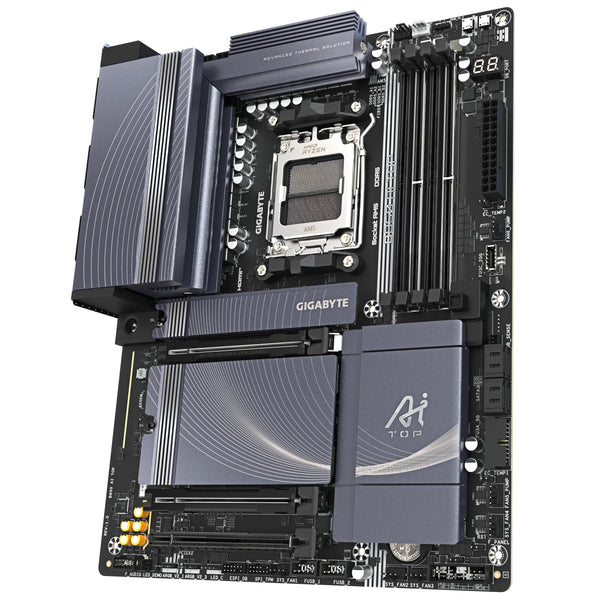 GIGABYTE B850 AORUS ELITE WIFI7 Motherboard - AMD Ryzen 9000 Series CPUs, 14+2+2 Phases Digital VRM, up to 8200MHz DDR5 (OC), 1xPCIe 5.0 + 2xPCIe 4.0 M.2, 2.5 LAN, WIFI 7, USB 3.2 Gen 2x2