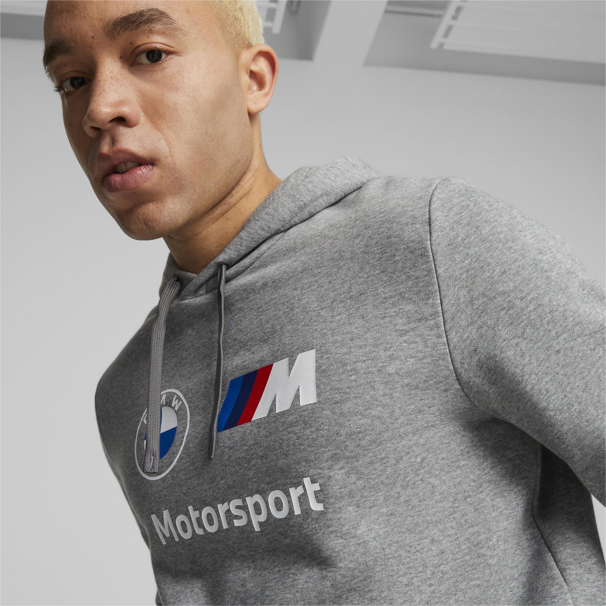 PUMA BMW M Motorsport Fleece Hoodie Sweatshirt Hooded Top Mens