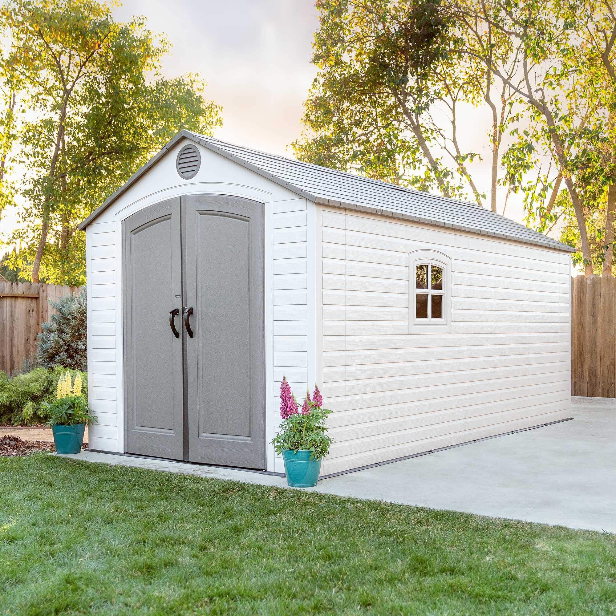Lifetime 60282 Outdoor Storage Shed, 7 x 12 ft.